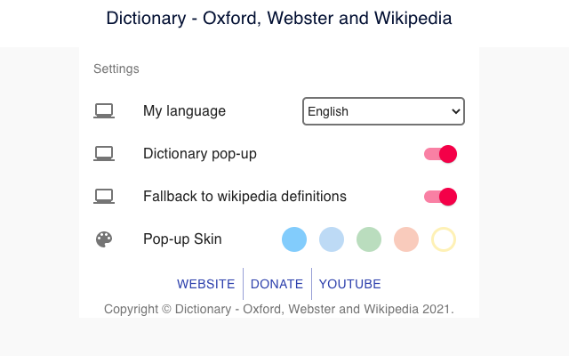Dictionary - Oxford, Webster and Wikipedia截图4