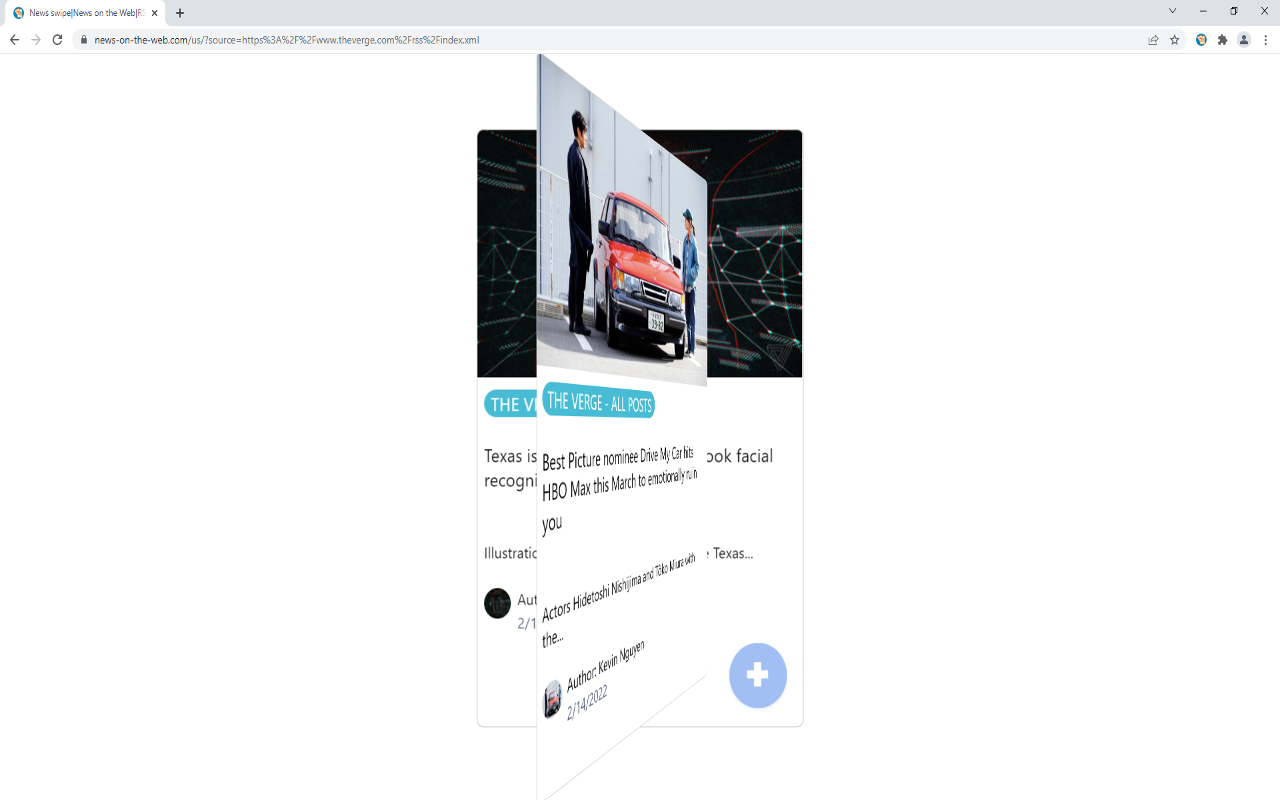 RSS Reader - Swipe my feed now截图1