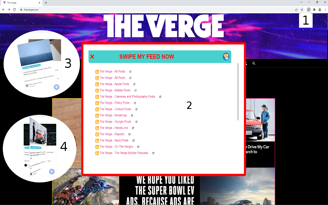 RSS Reader - Swipe my feed now截图3