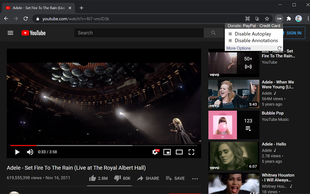 Turn Off YouTube Autoplay Next & Annotations截图1