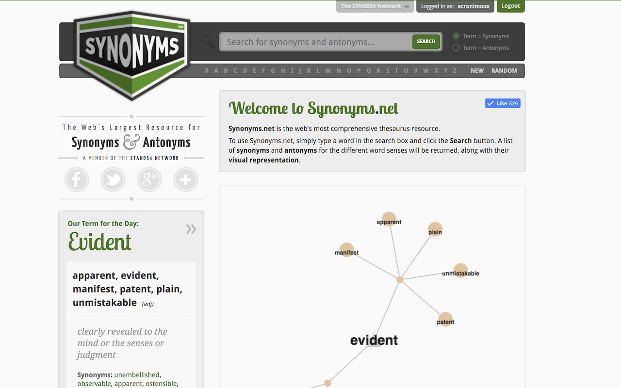 Synonyms.com截图2