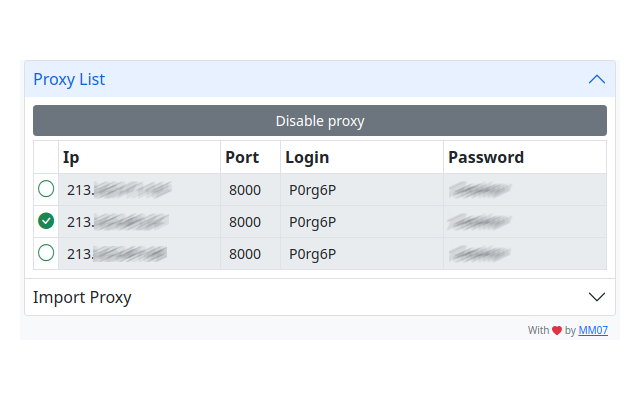 Simple Proxy Switcher截图2