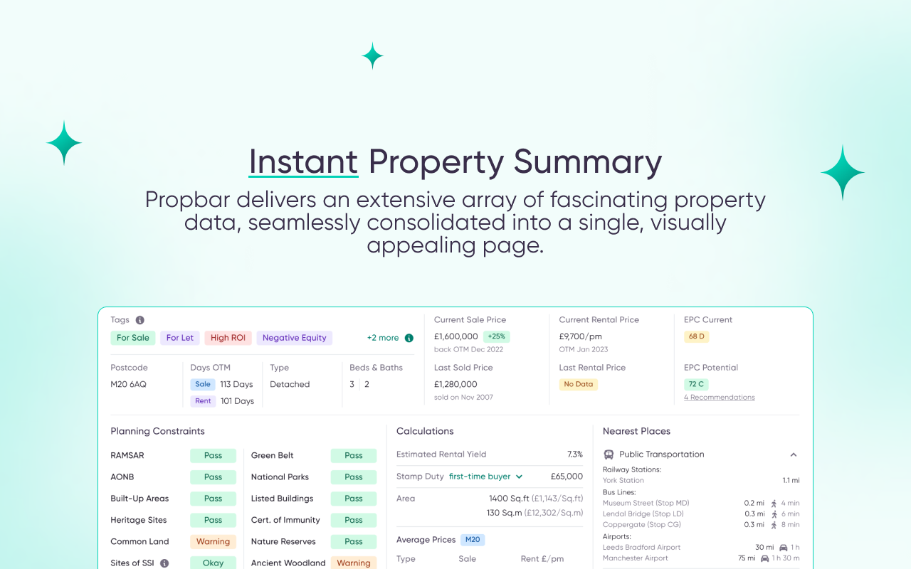 Propbar - Property Data Enhancer截图3