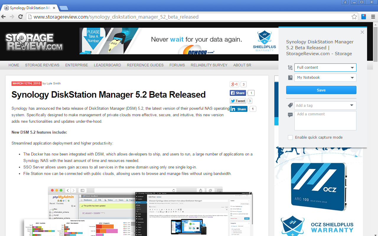 Synology Web Clipper截图4