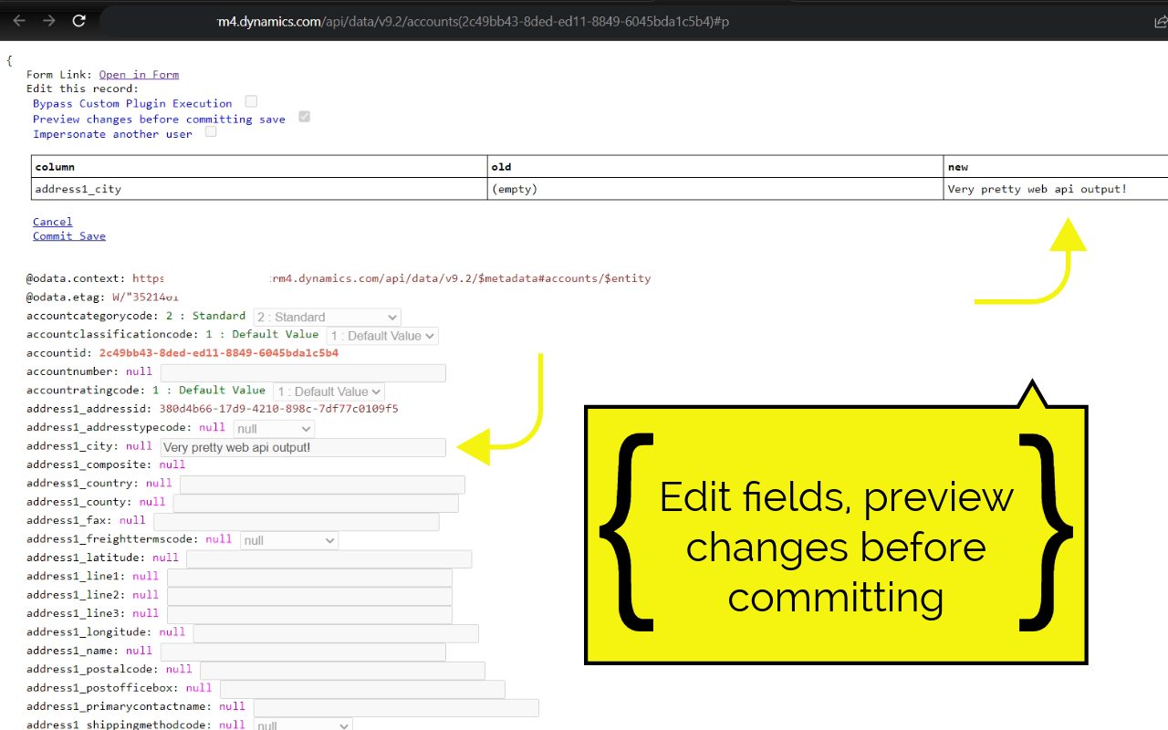 PrettifyMyWebApi for Microsoft Dataverse截图3