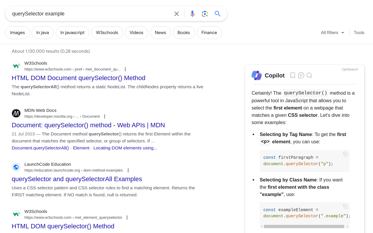 Google 中的 Microsoft Copilot截图4