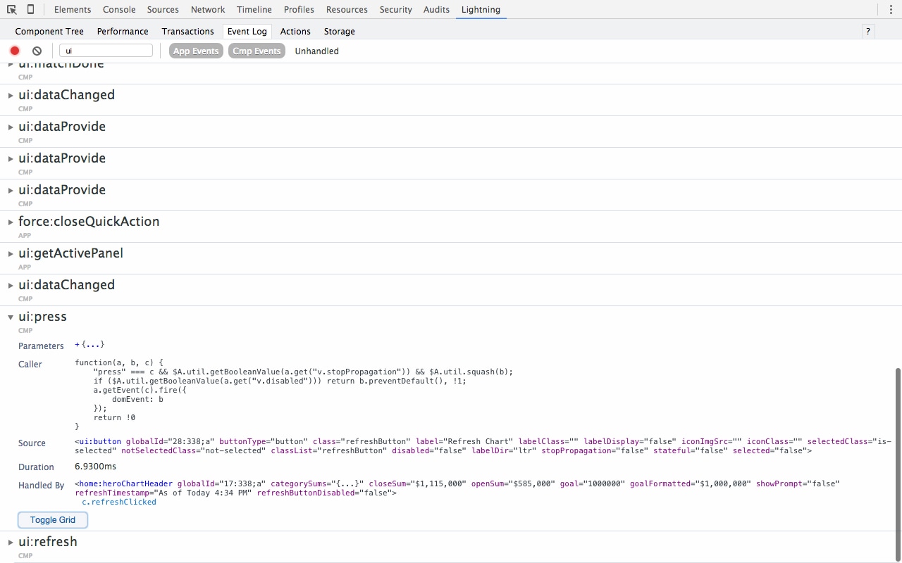 Salesforce Lightning Inspector截图1