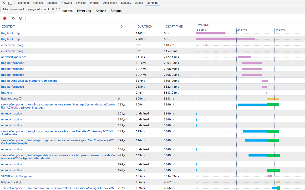 Salesforce Lightning Inspector截图3