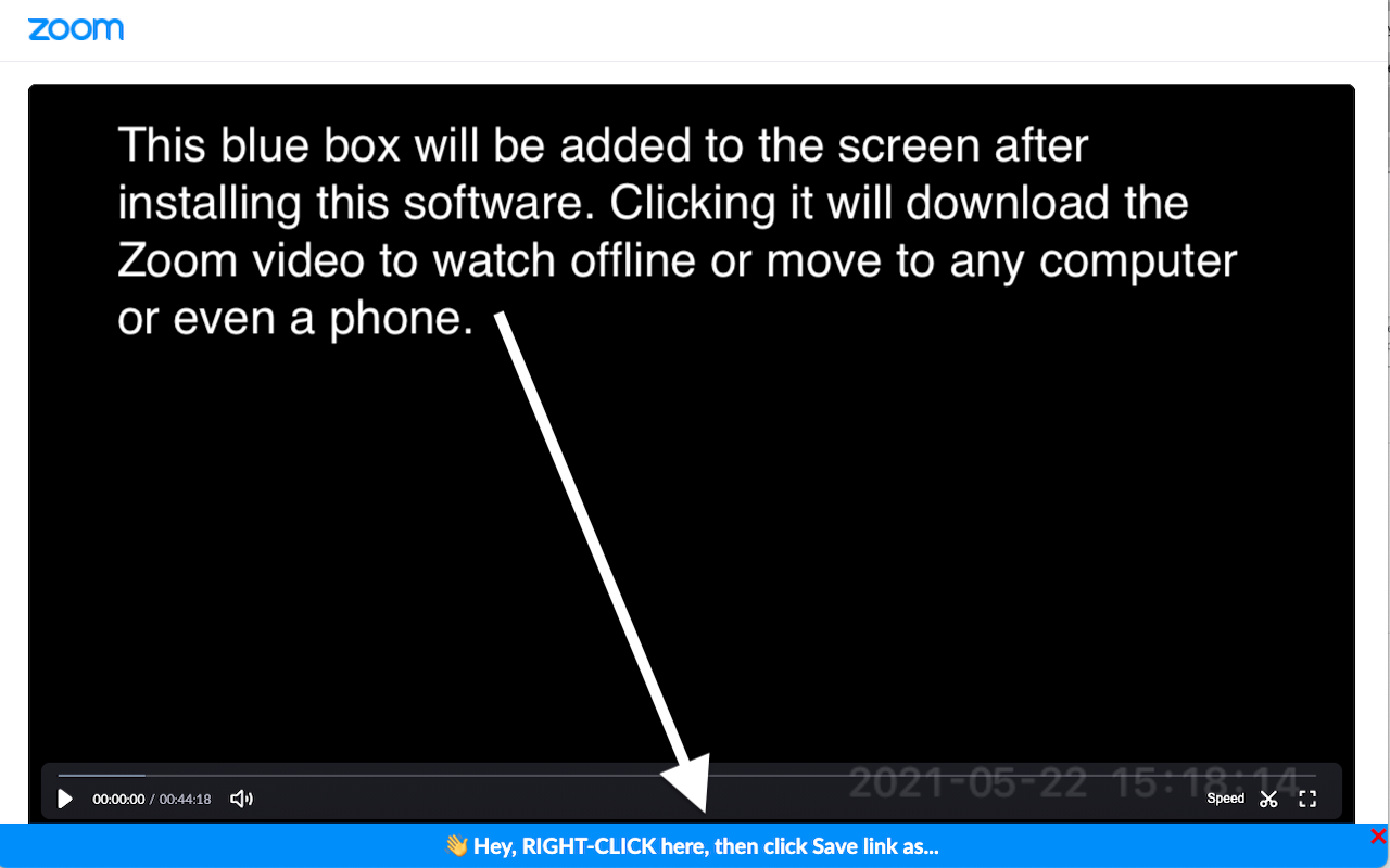 ZED: Zoom Easy Downloader截图3
