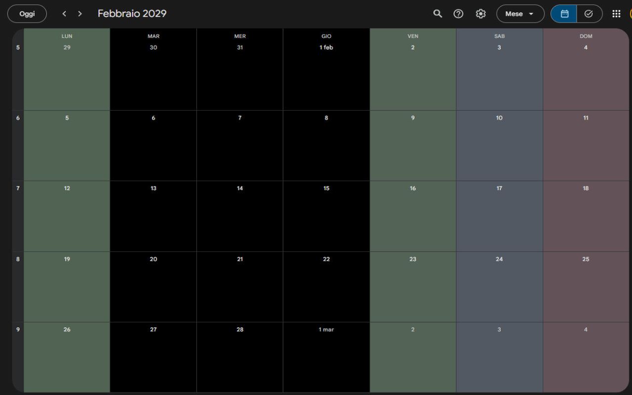 Google Calendar Weekend Highlighter截图3