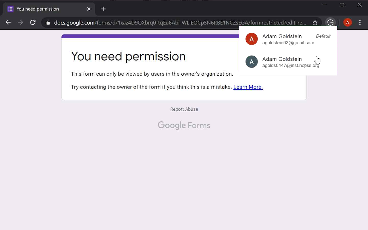 Google Account Chooser截图1