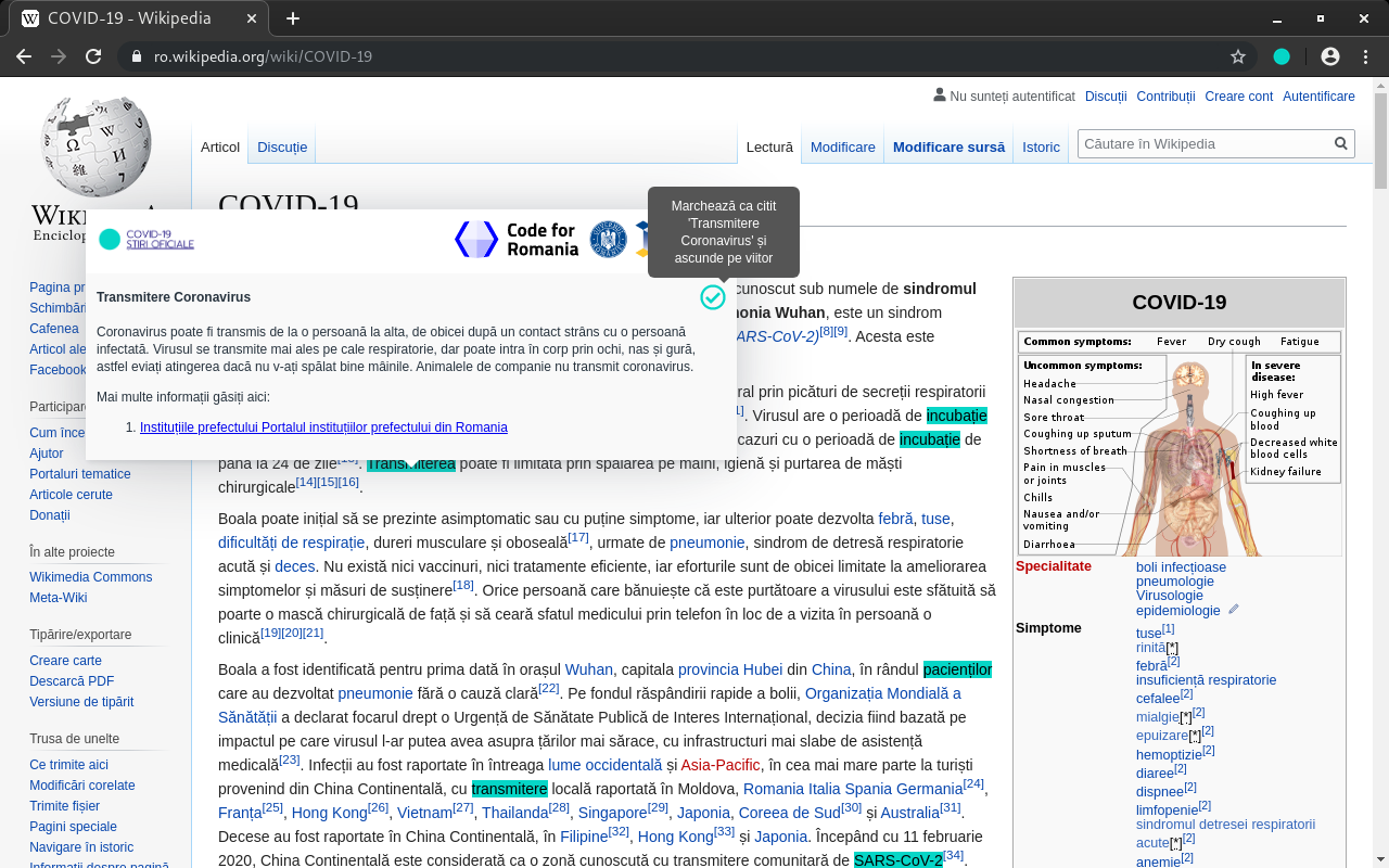 COVID-19 STIRI OFICIALE截图3