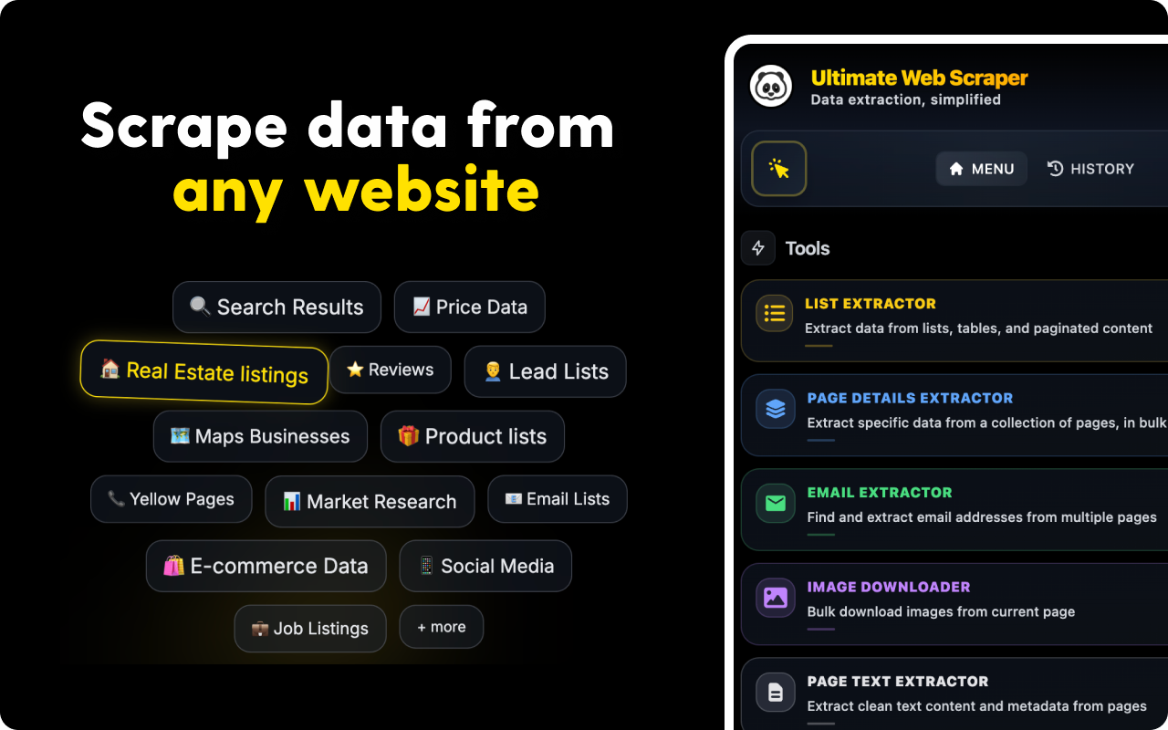 Ultimate Web Scraper截图3