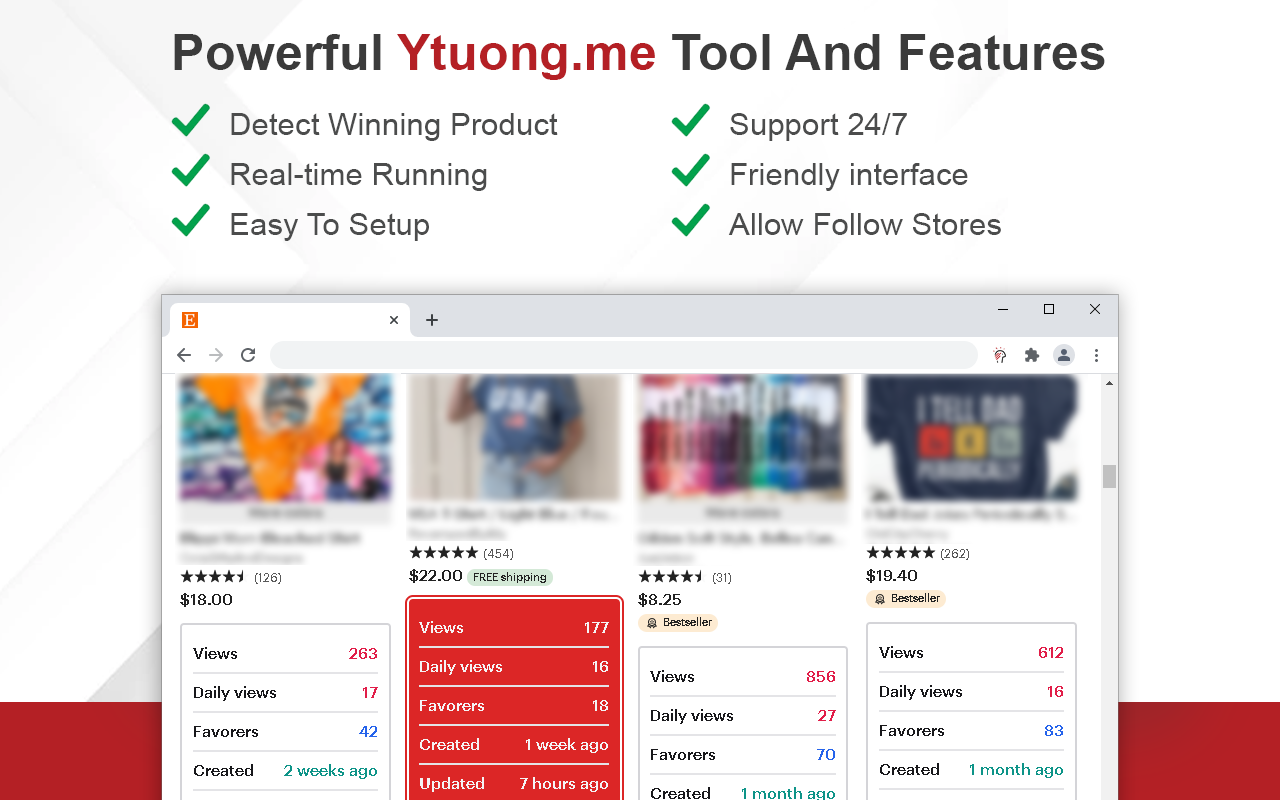Super Spy HeyEtsy.com Web Extension截图1