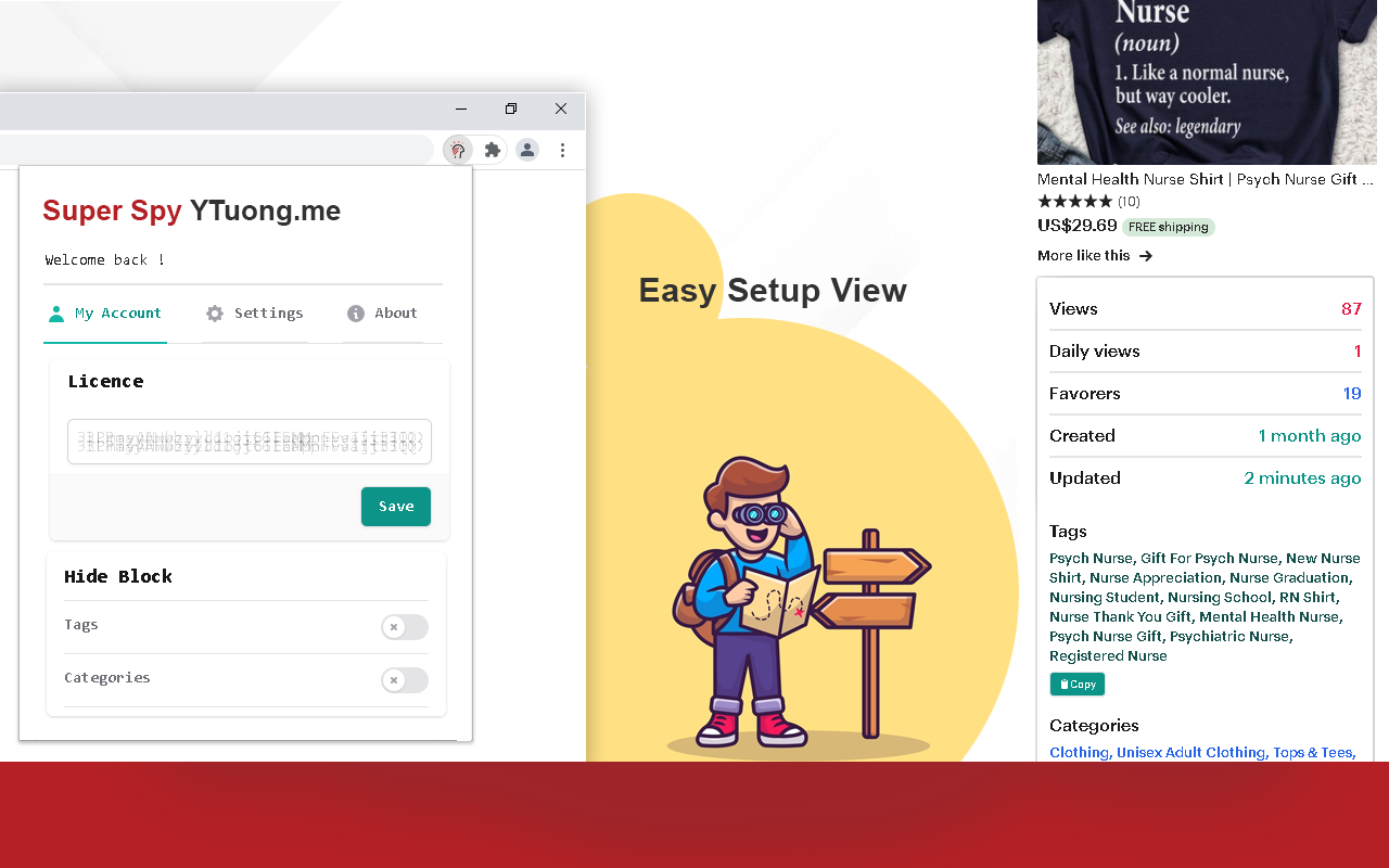 Super Spy HeyEtsy.com Web Extension截图3