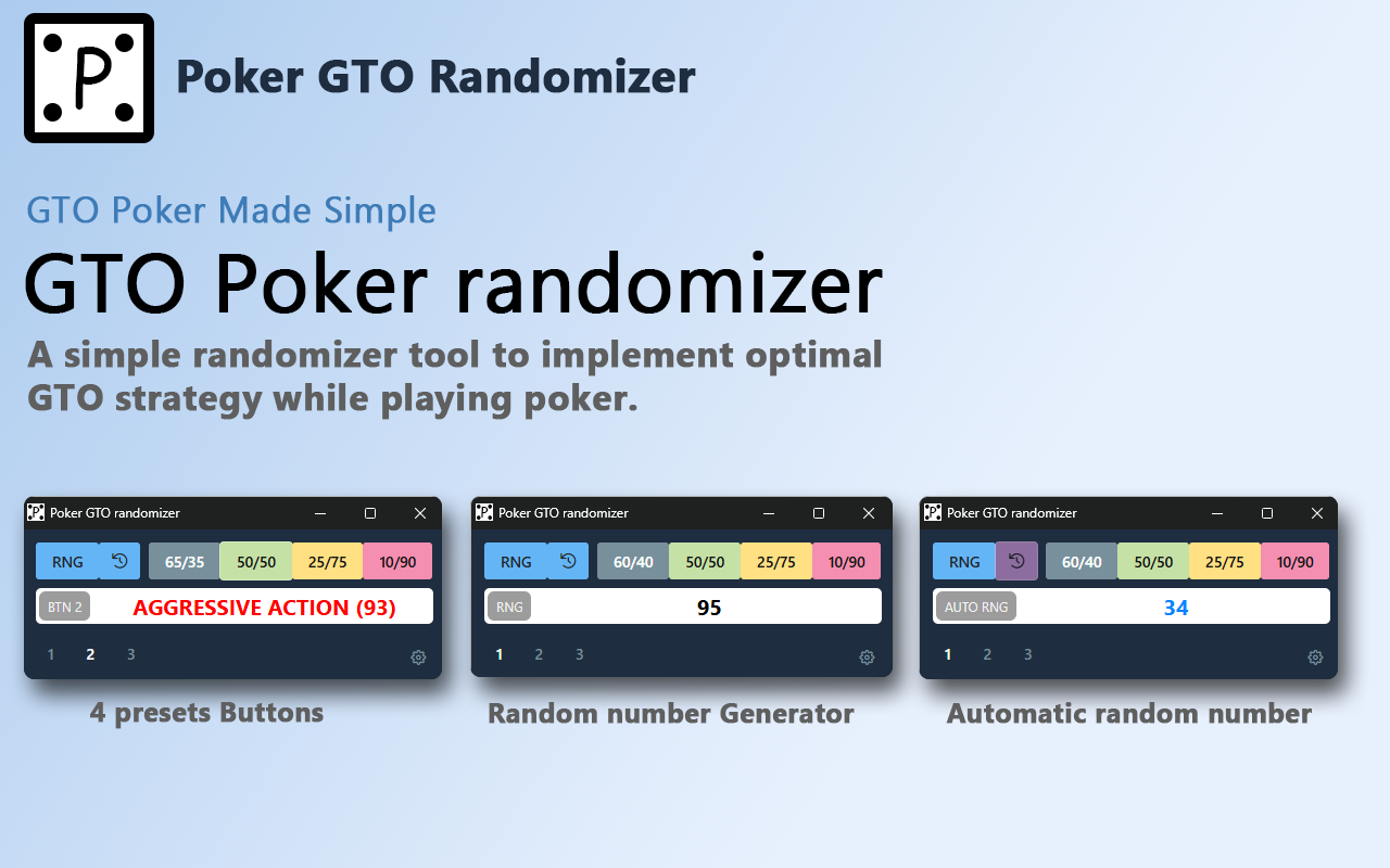 Poker GTO Randomizer截图1