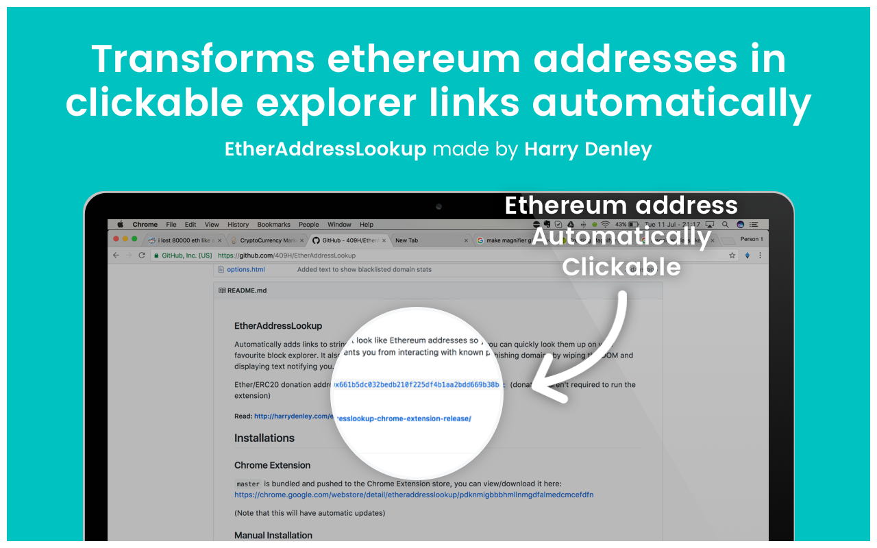 EtherAddressLookup截图1