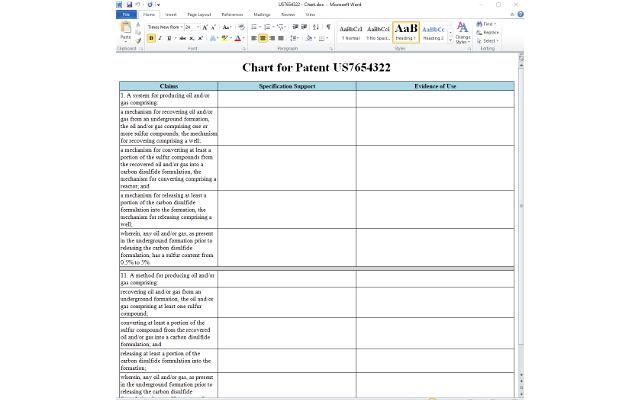 Patent Claims Analzyer截图1
