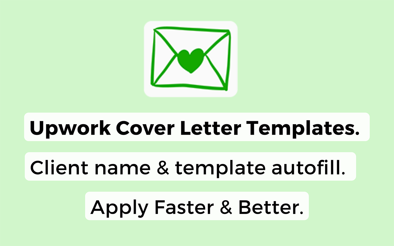 Upwork Cover Letter Autofiller截图2