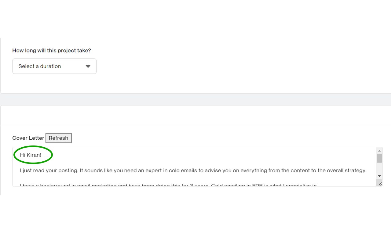Upwork Cover Letter Autofiller截图3