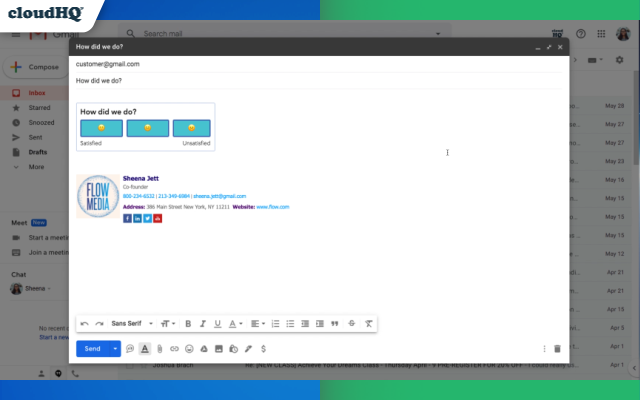 Gmail Free Online Polls & Surveys by cloudHQ截图2