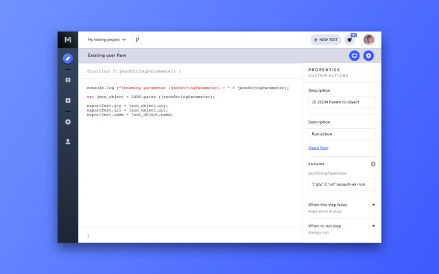Testim Editor截图3