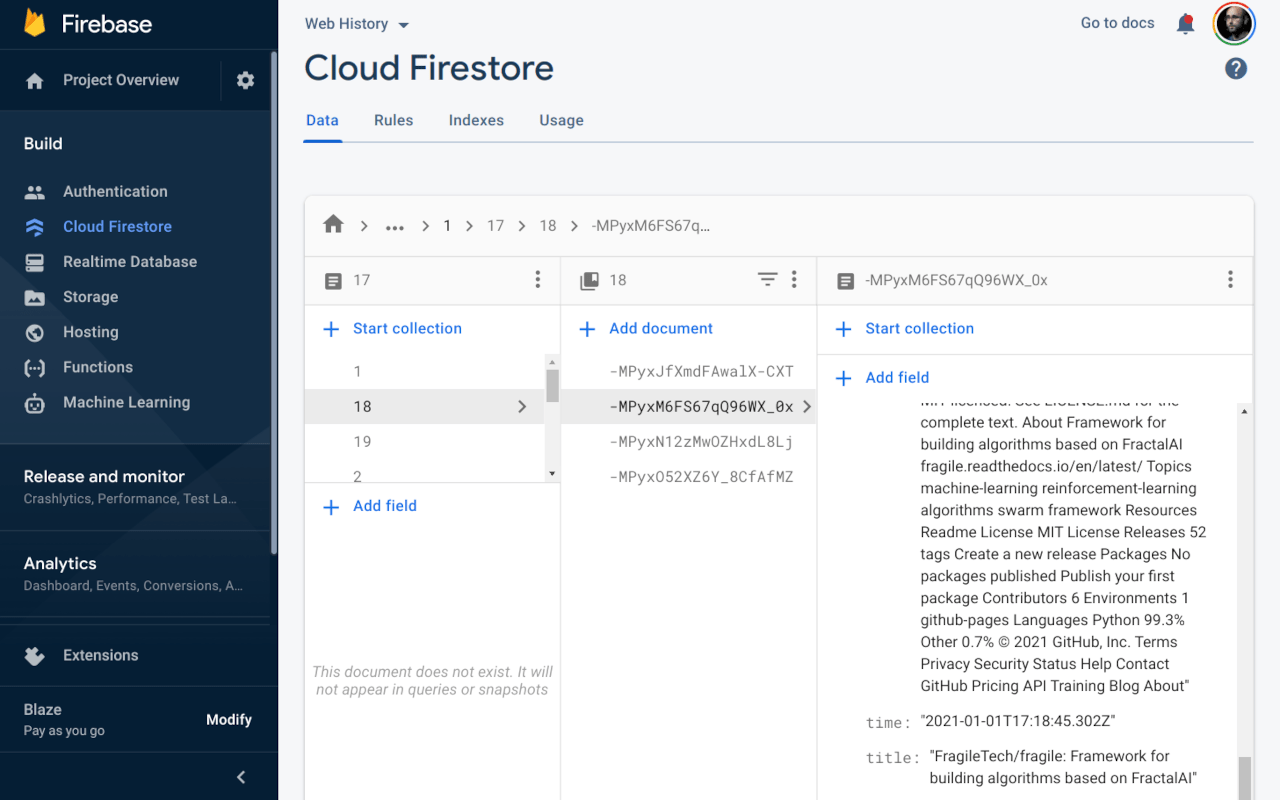 Log Web History to Firebase截图1