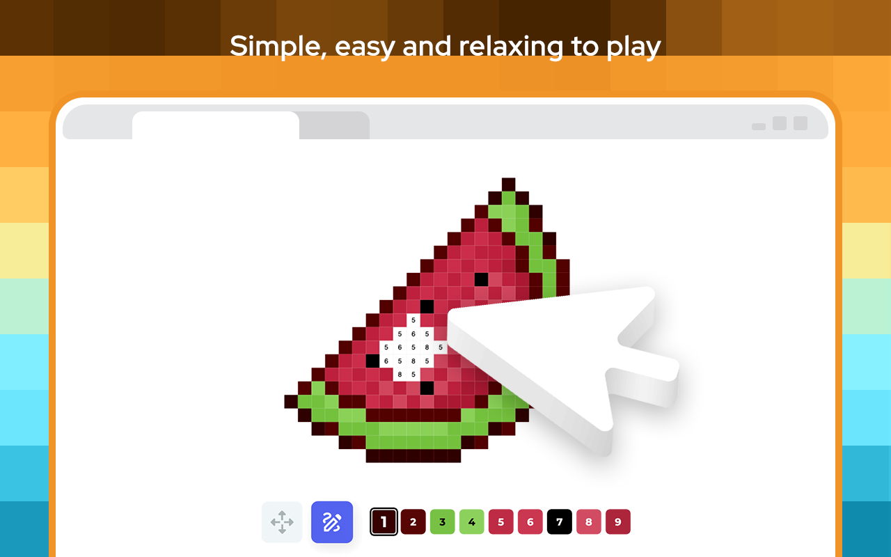 Pixel.me - color by number game截图1