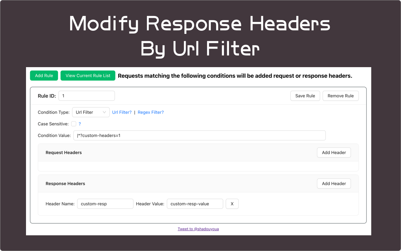 Modify Http Header截图1
