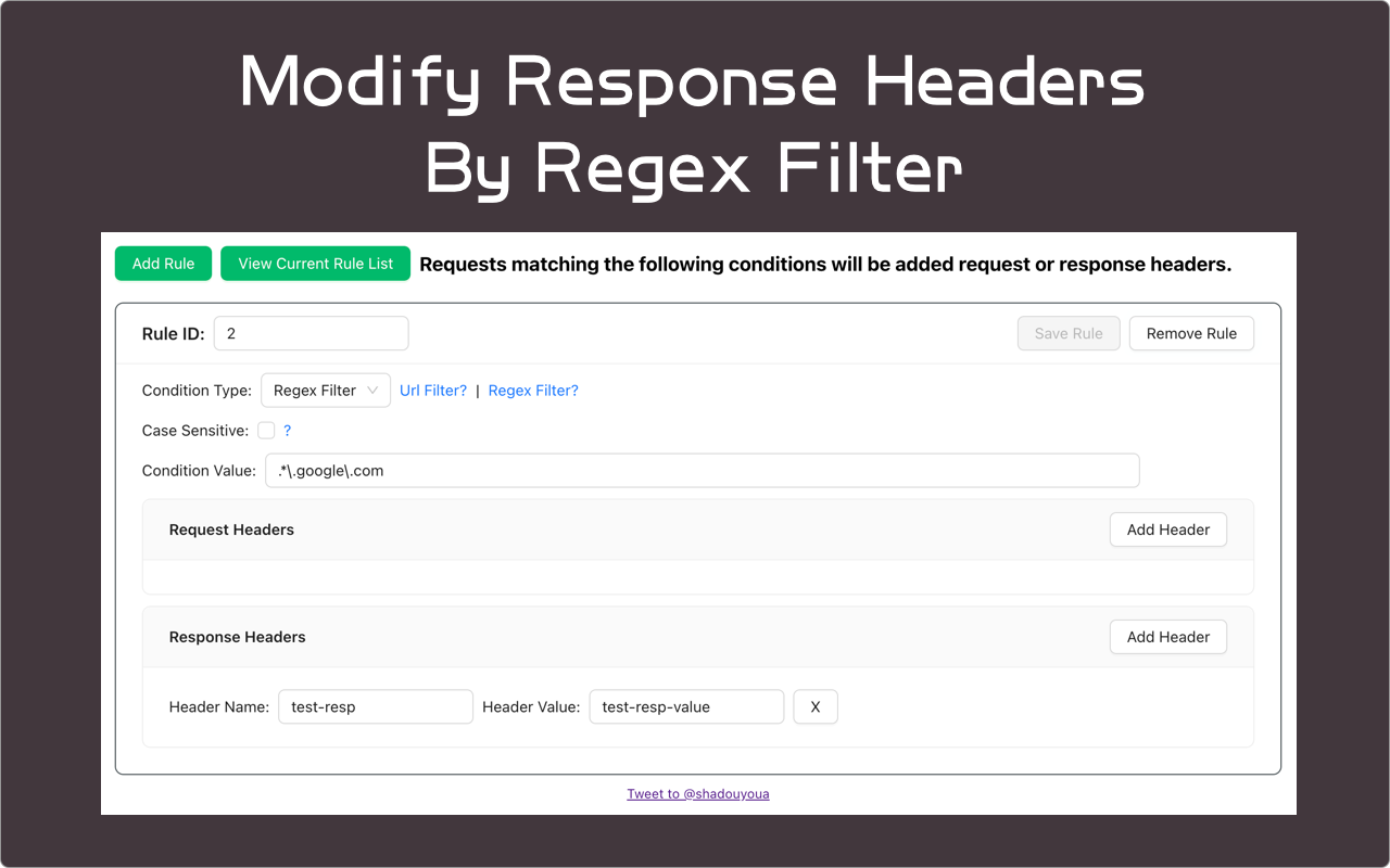 Modify Http Header截图2