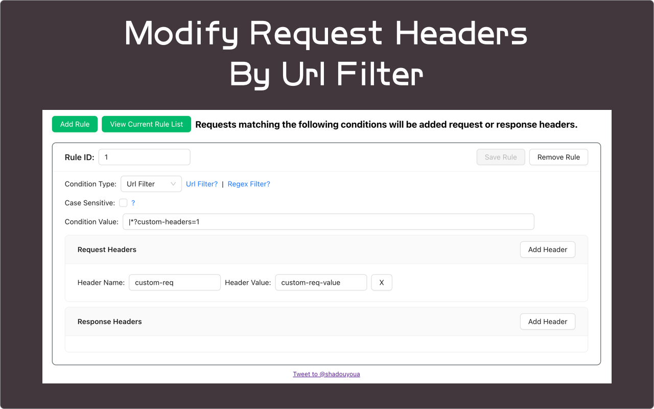 Modify Http Header截图3