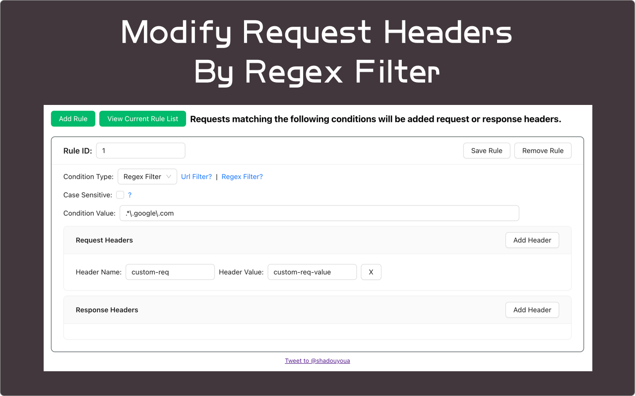 Modify Http Header截图4