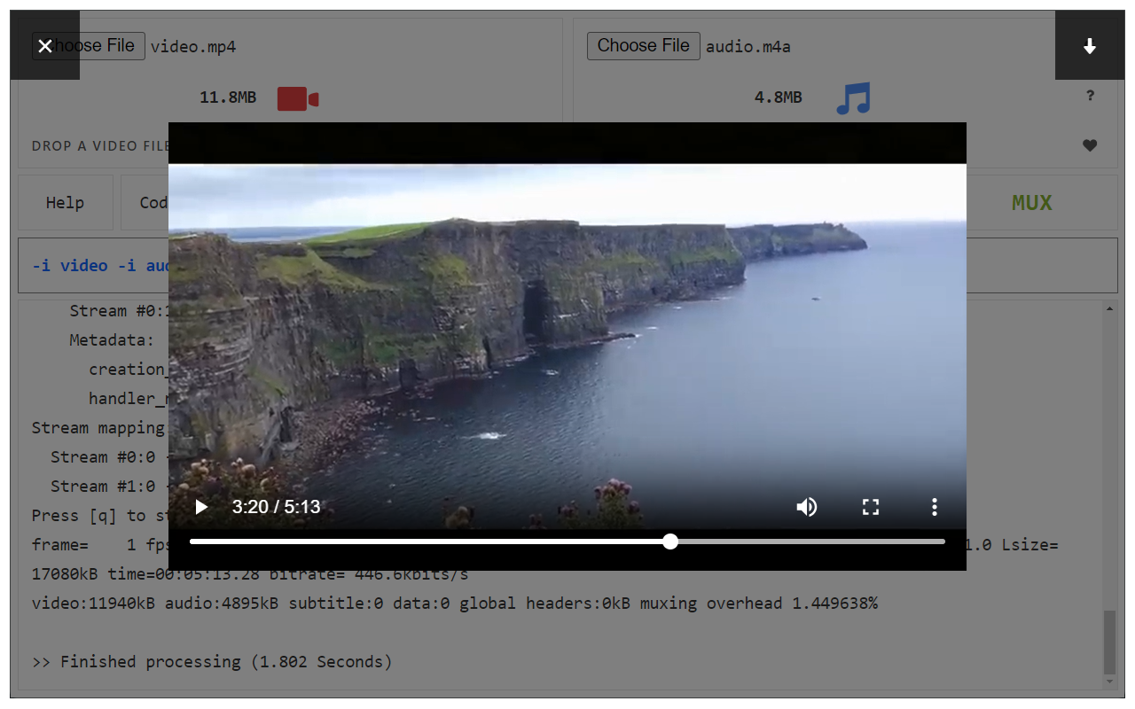 Video & Audio Muxer截图2