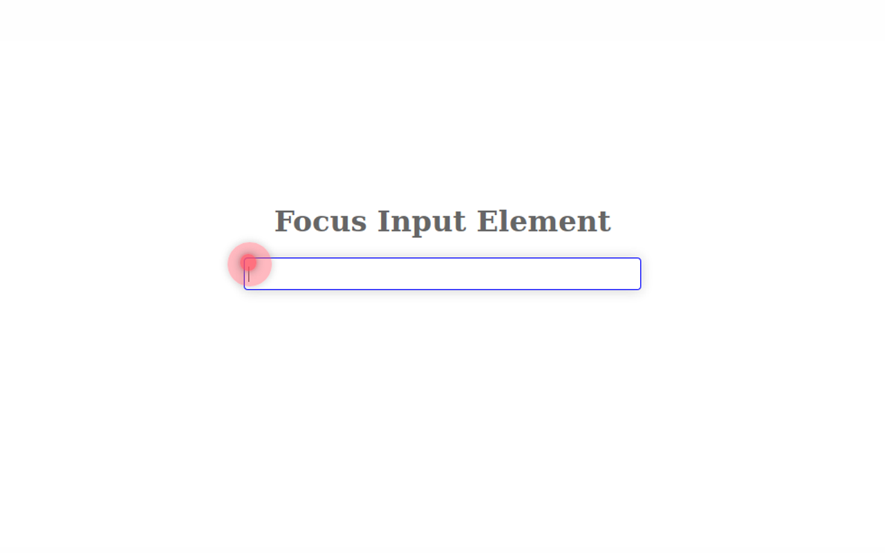Focus input element截图1
