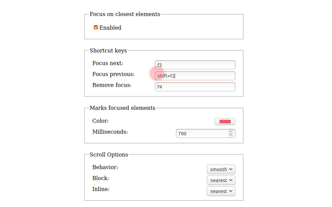 Focus input element截图2