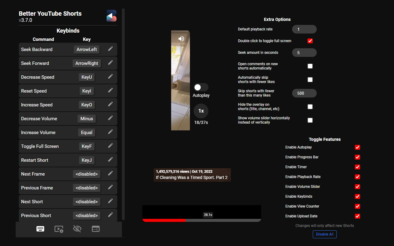Better YouTube Shorts截图1