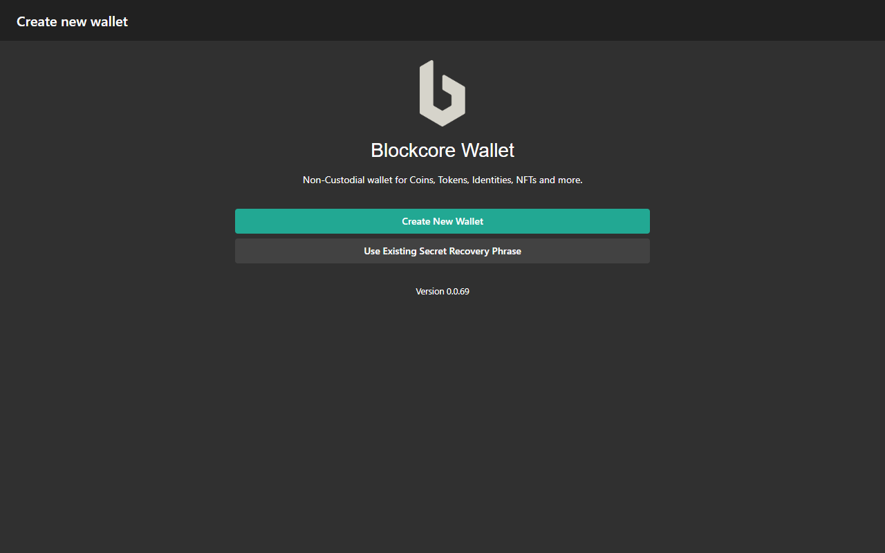 Blockcore Wallet截图2