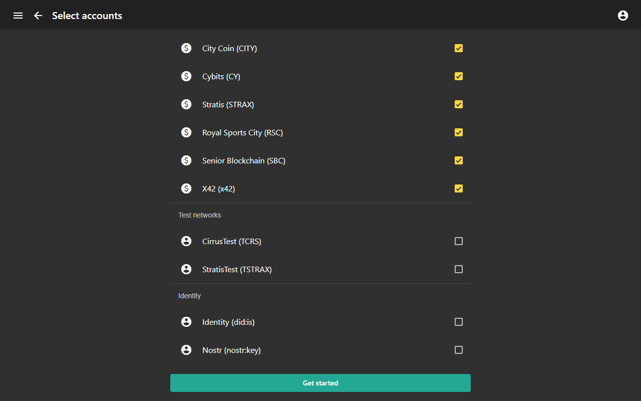 Blockcore Wallet截图3