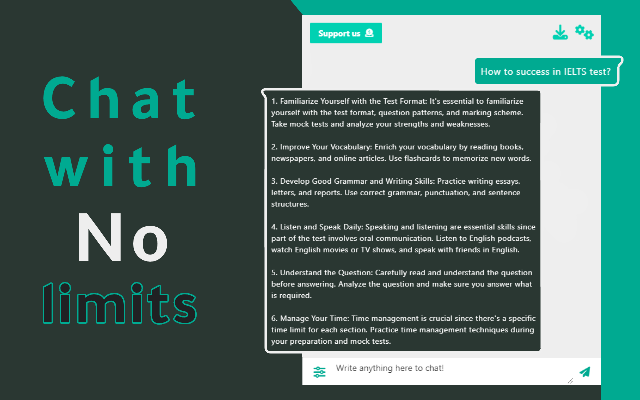 Free ChatGPT for Google Chrome - ZChatGPT截图3
