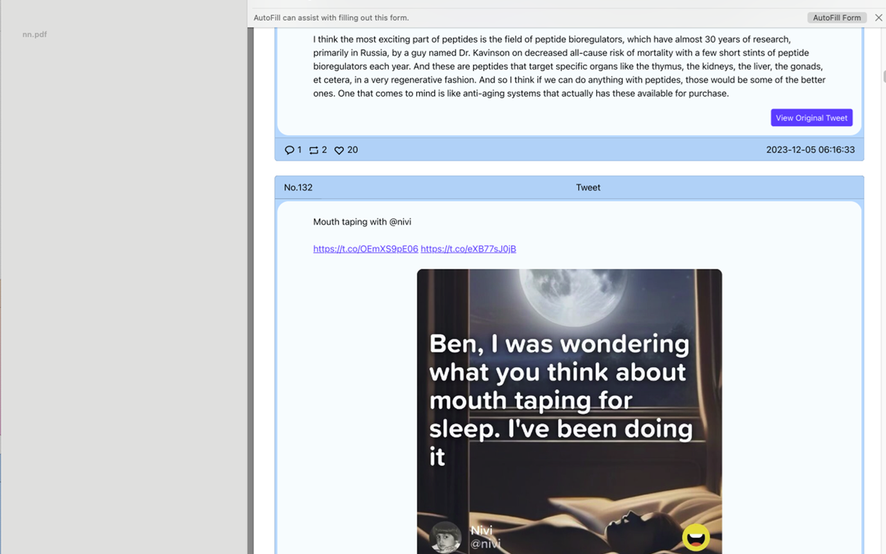 Tweets2PDF - 将所有推文转换为一本PDF/EPUB电子书截图1