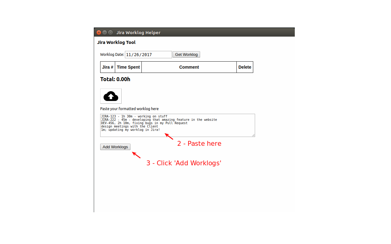 Jira Worklog Tool截图3