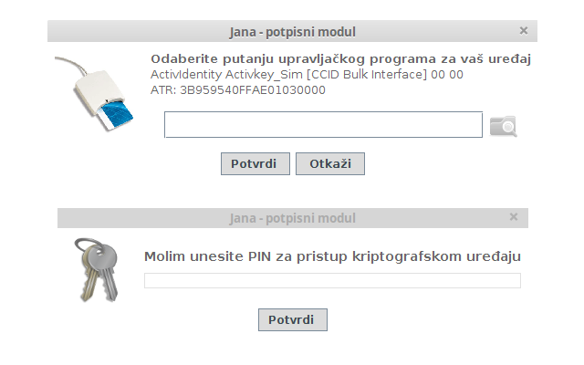 Jana - elektronički potpis截图1