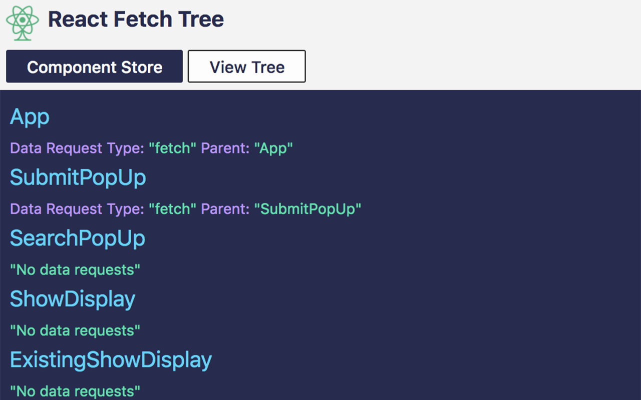 React Fetch Tree截图3