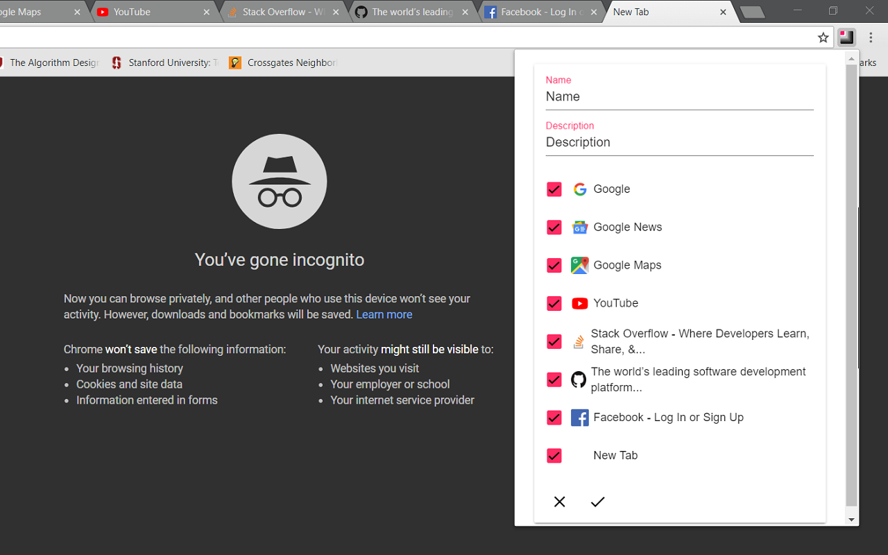 Tab Workspaces截图1