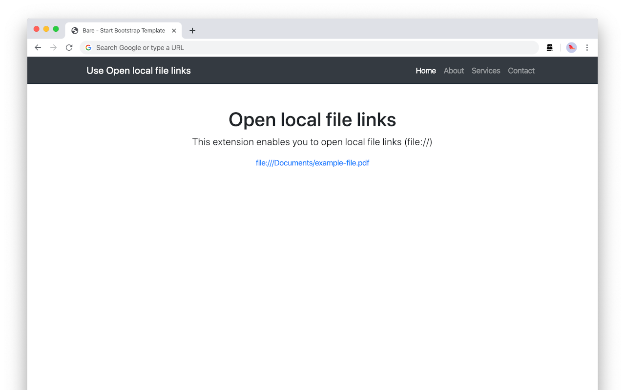 Open local file links截图1