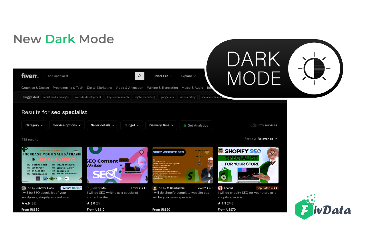 FivData - Freelancer Assistant截图1