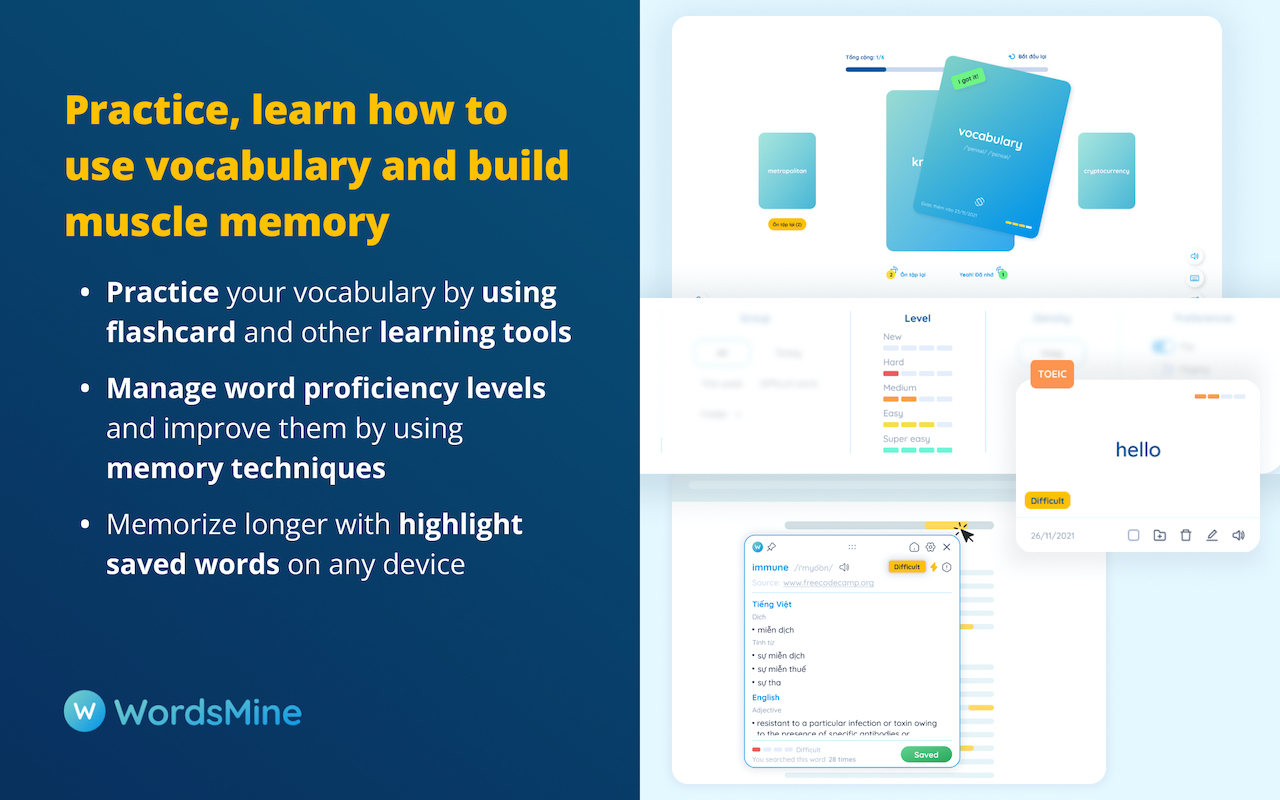 WordsMine! Your one-stop solution for vocabulary截图2