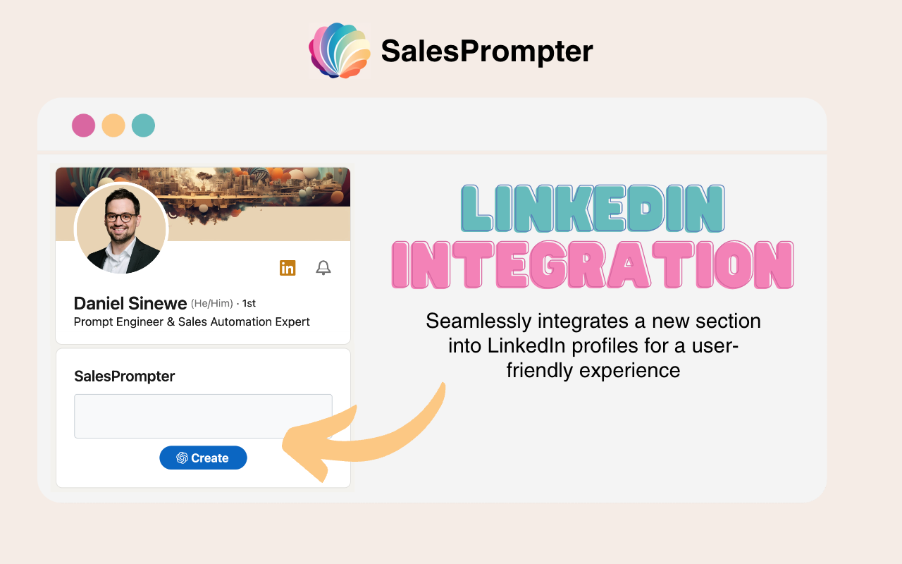 SalesPrompter | ChatGPT™ for LinkedIn™截图1