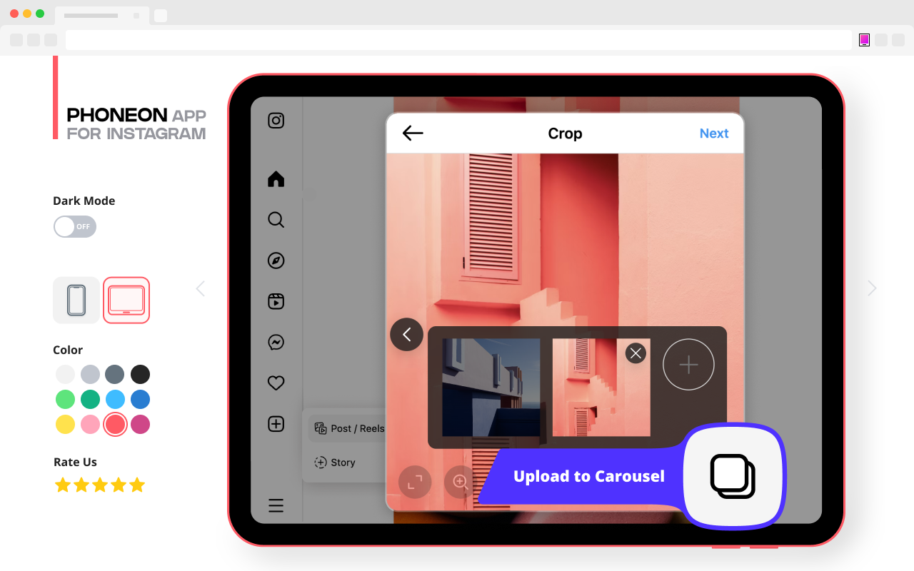 Phoneon. App for Instagram截图1