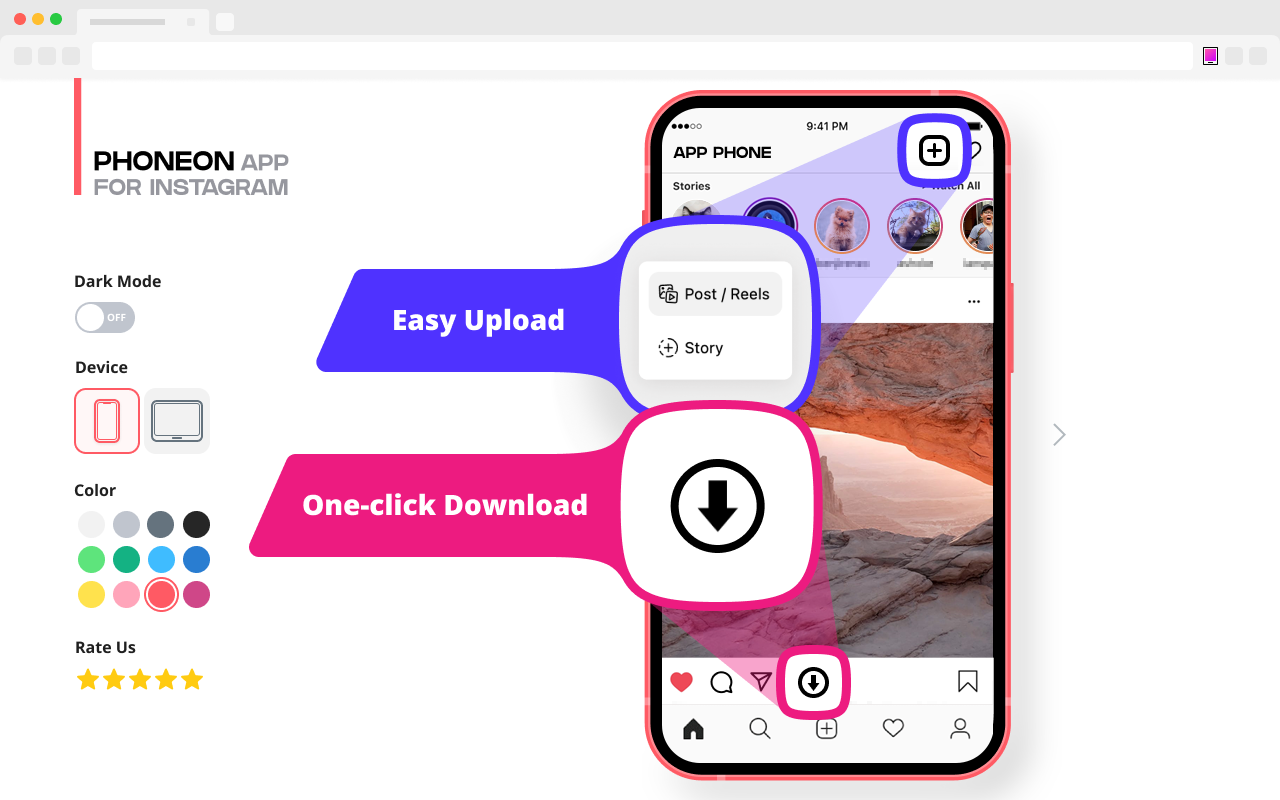Phoneon. App for Instagram截图2